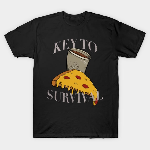 Key To Survival T-Shirt by MumsMerch